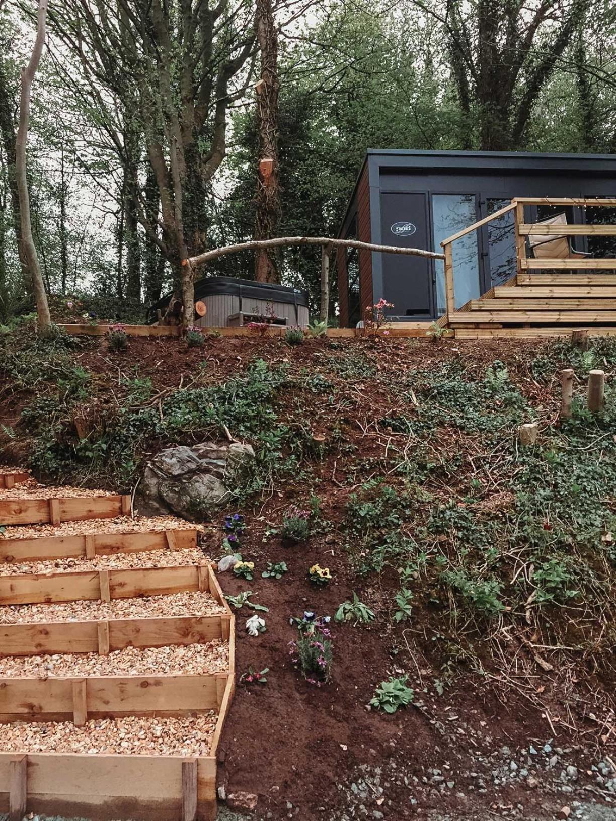 Herons Lake Retreat Hot Tub Lodges Caerwys Buitenkant foto
