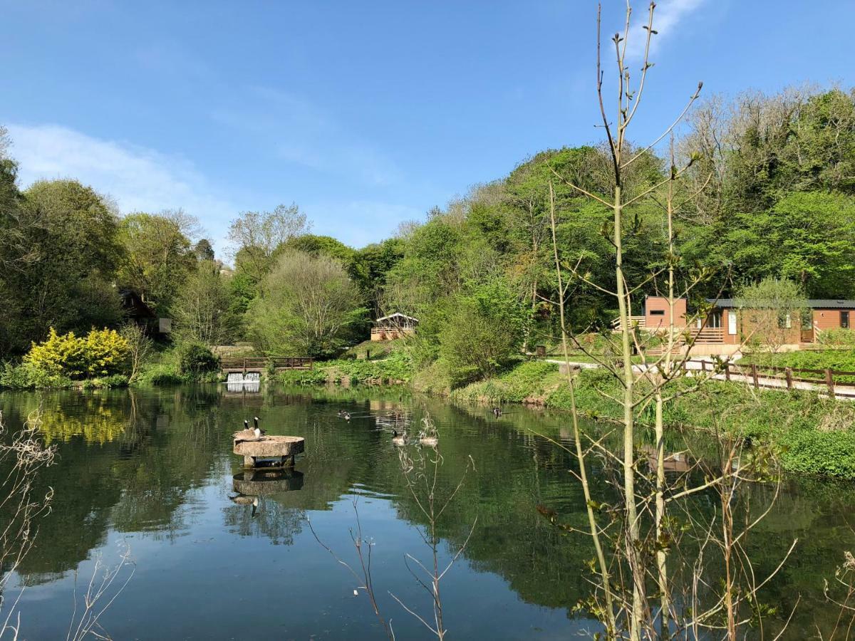 Herons Lake Retreat Hot Tub Lodges Caerwys Buitenkant foto